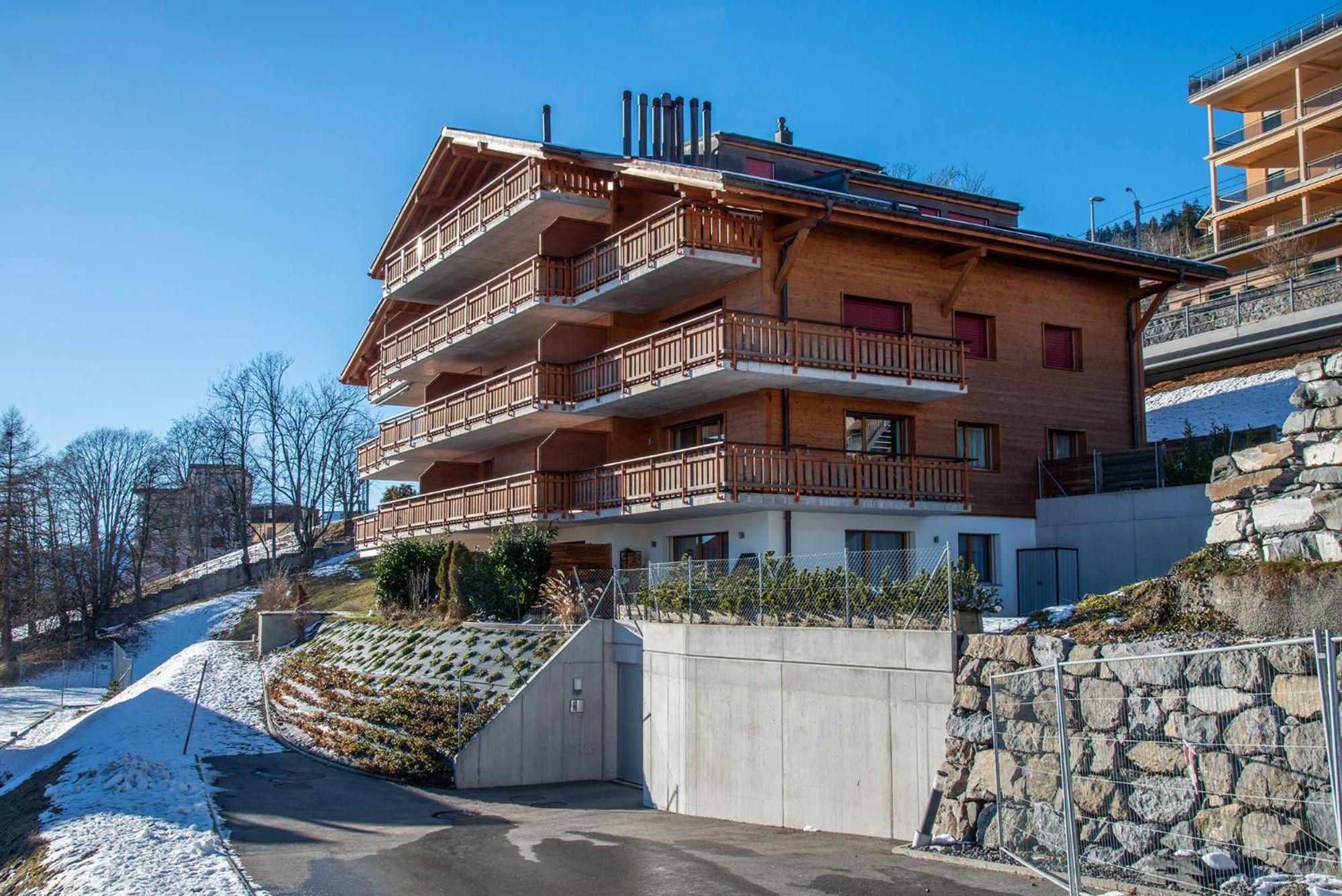 Ferienwohnung Domaine Du Parc 101B Leysin Exterior foto